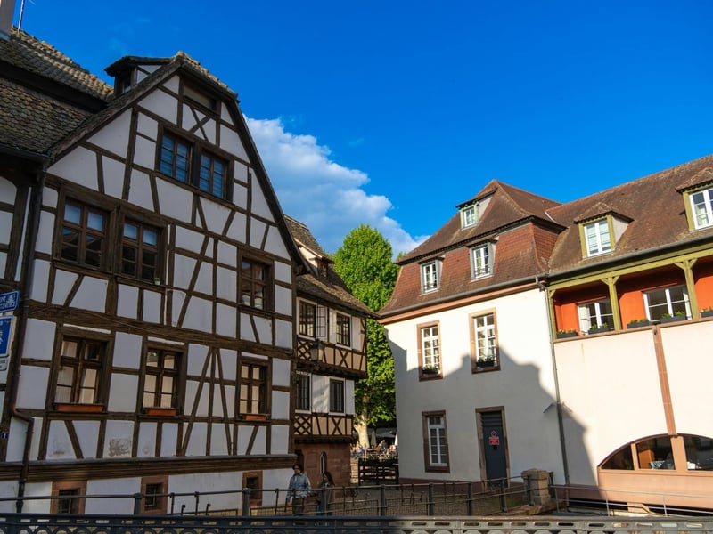 Maisons à colombages traditionnelles à Strasbourg
